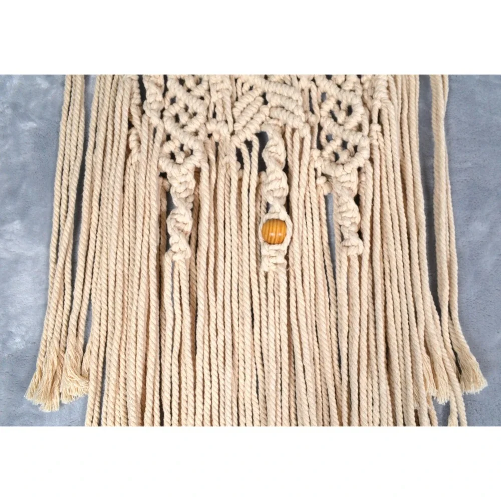 Beige Boho Macramé Wall‎ Hanging 34